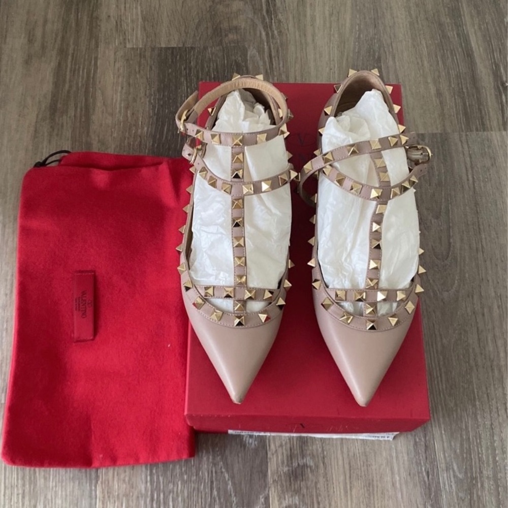 Valentino Rockstud Ballet Flat